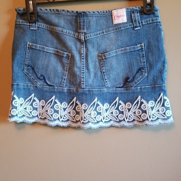 NWT Candies Jean Skirt - Picture 2 of 4